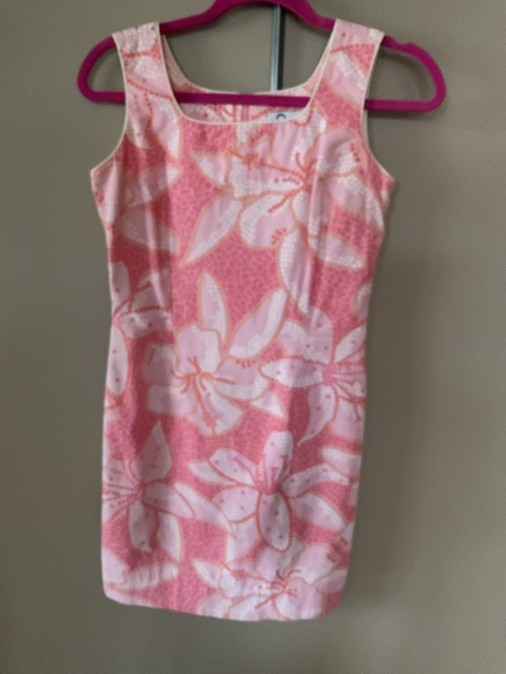 LILLY PULITZER beautiful Pink and Coral Printed Dress